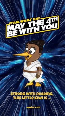 May the 4th be with you Star Wars Day by W.E.Kiwi