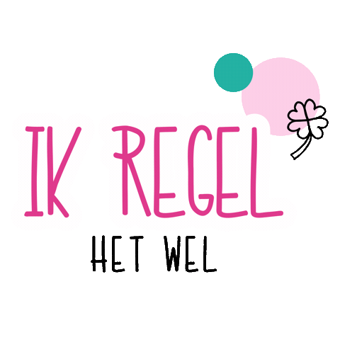 Regelen Sticker by miekinvorm