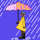 Happy April Umbrella