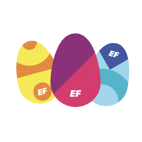 Easter Eggs Sticker by EF English First Russia