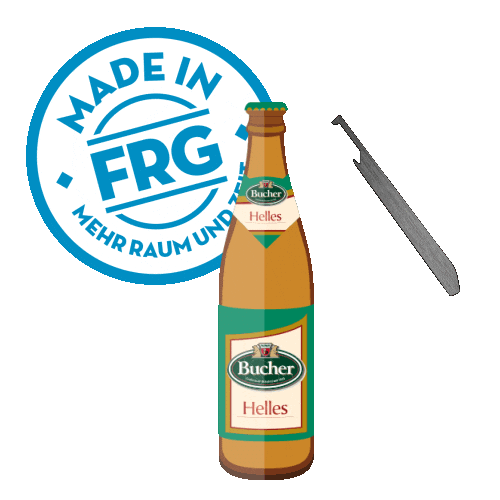 Bier Bucher Sticker by 3kings-3hills