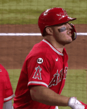 Mike Trout Baseball GIF by Los Angeles Angels