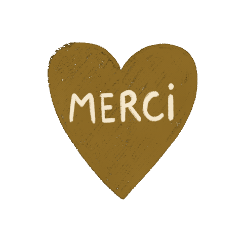 Merci Beaucoup Love Sticker