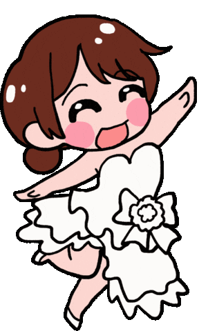 Happy Girl Sticker