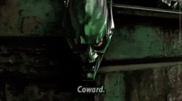 Green Goblin Mask GIF