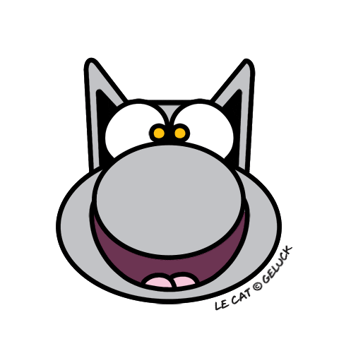 LE CAT © PHILIPPE GELUCK GIF