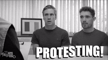 Protesting Sean Flanagan GIF by Foil Arms and Hog