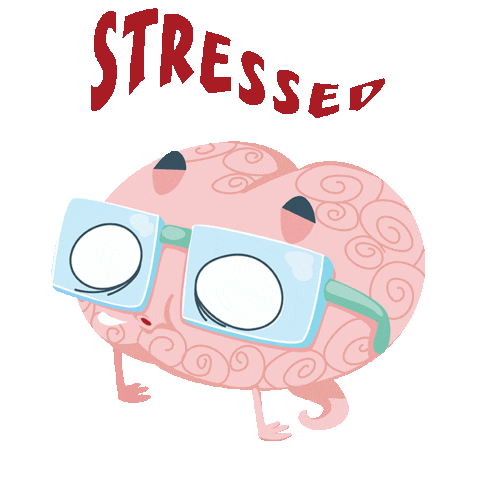 Tired Brain Sticker