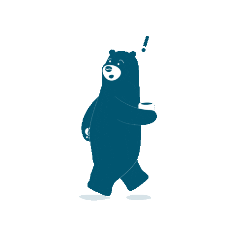 Bear Zoo Sticker by Huggs Coffee