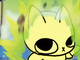 Dragon Ball Z Dancing Cat GIF