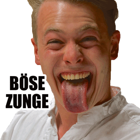 Tongue Smile Sticker by Burschenverein Roding