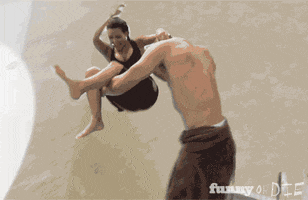 just for laughs woman GIF