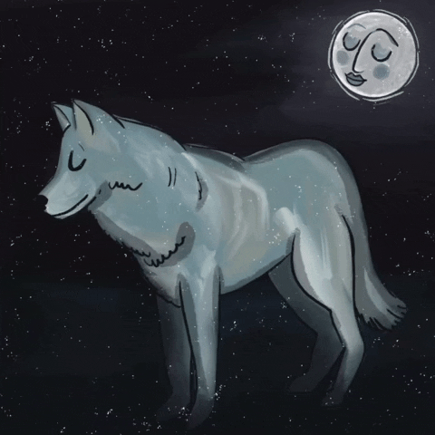 Howling Wolf GIF