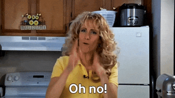 Oh No Reaction GIF by Amy Lynn's Kitchen