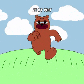 On My Way Run GIF by Beary