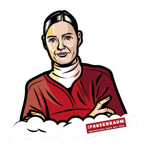 Pausenraum Sticker by DRACO