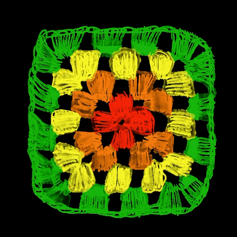 Crochet Yarn GIF