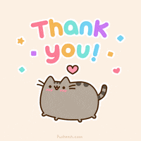 Thanks Thank You GIF by Pusheen
