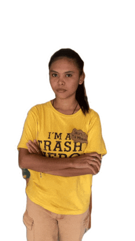 No Way Wow Sticker by Trash Hero World