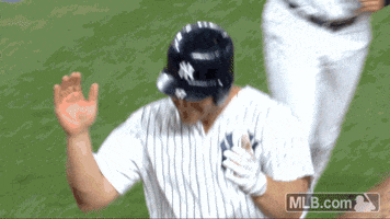New York Yankees Shower GIF by MLB