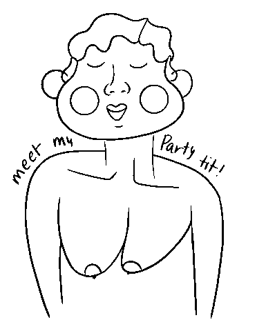 Skin Care Eye Roll Sticker