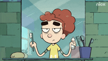 Tired Mirror GIF by Nickelodeon
