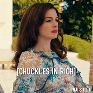 Chuckles Rich People GIF by The Hustle Movie - Find & Share on GIPHY