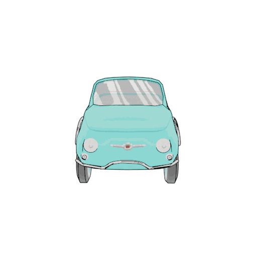 Fiat 500 Sticker by Garage Italia