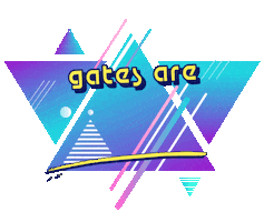 90S Gates Sticker by Seven Peaks Festival