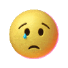 Sad Miss You Sticker by Emoji