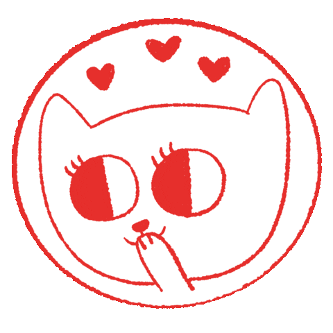 Cat Lady Love Sticker by Bethykins