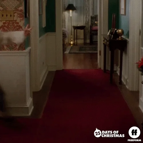 Scared Home Alone GIF by Freeform