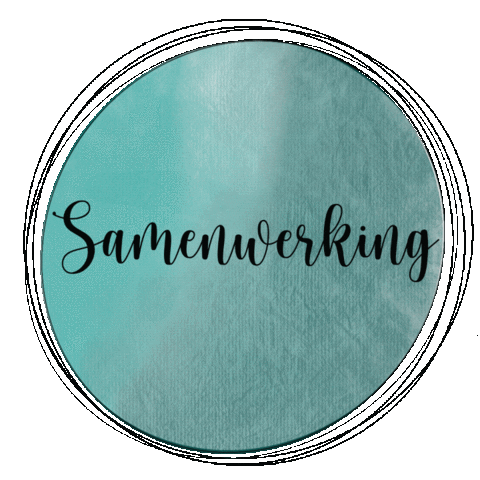 Samenwerking Sticker by Maarjezieternietsvannl