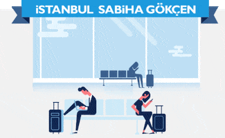SabihaGokcen travel vacation plane flight GIF