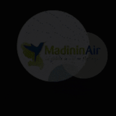 Madininair logo light spotlight martinique GIF