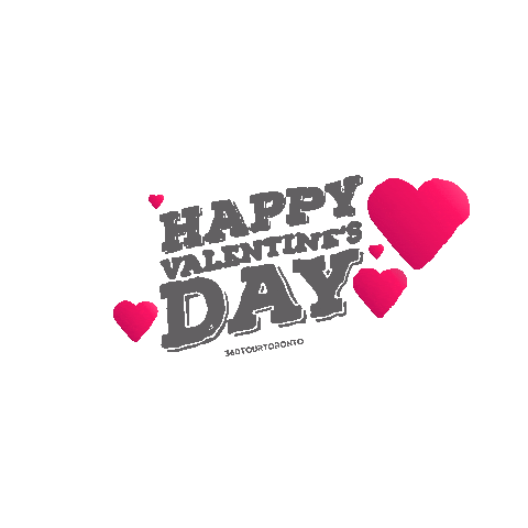Valentines Day Love Sticker by 360 Tour Toronto