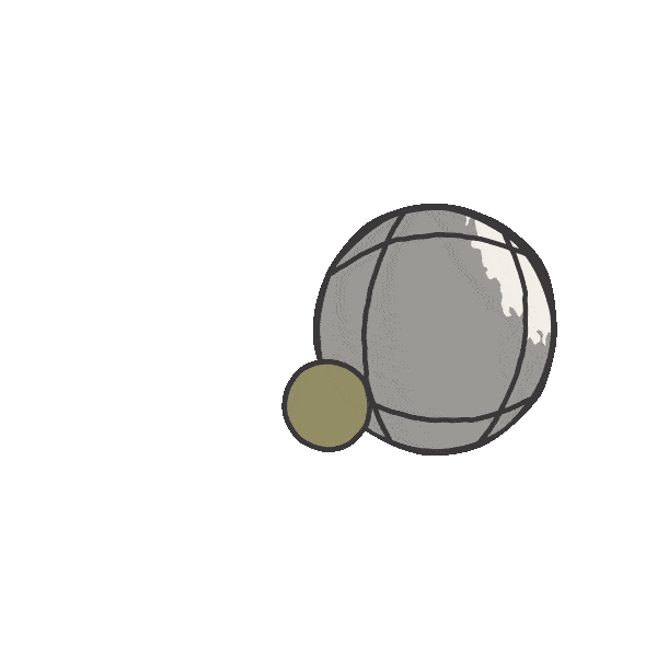 Jeu de boules bar Sticker