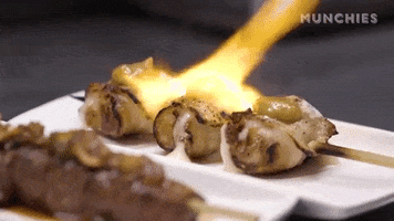 fire scorching GIF by Munchies