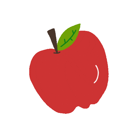 Gala Apple Illustration Sticker