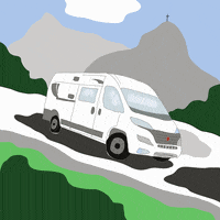 Van Camping GIF by Reiseausschnitte