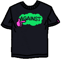 Graphics Tshirt Sticker by Against Lab