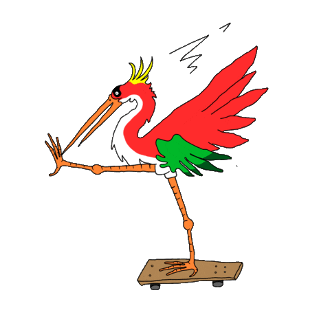 Bird Rolling Sticker by The Peter’s Brand