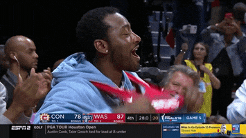 Excited Washington Wizards GIF by WNBA
