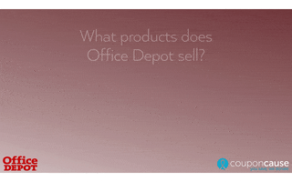 Office Depot Faq GIF by Coupon Cause
