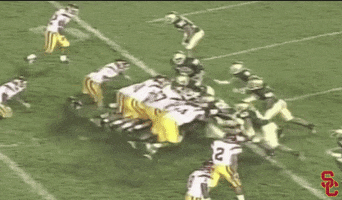Fight On Notre Dame GIF by USC Trojans