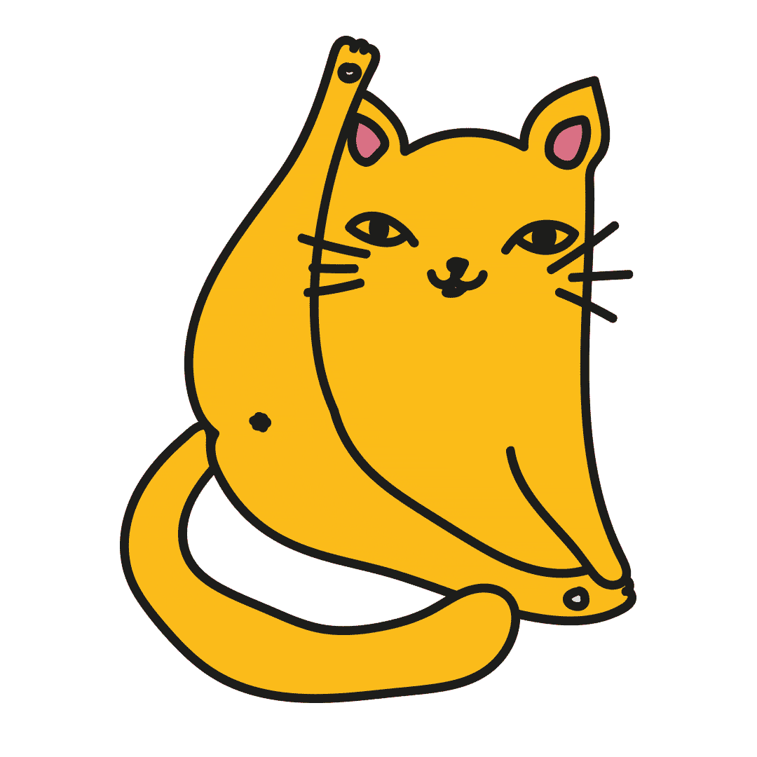 Cat Licking Sticker by Kinky Kurry for iOS & Android | GIPHY