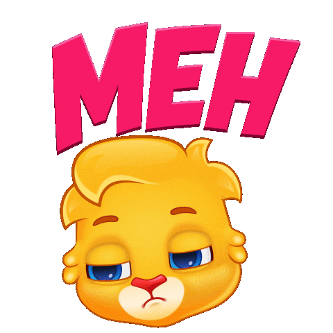 Bored Fed Up Sticker by Lucas and Friends by RV AppStudios