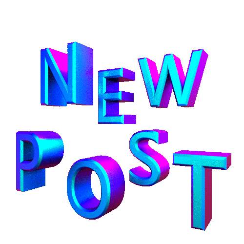 Logo New Post Sticker by UVISUAL STUDIO