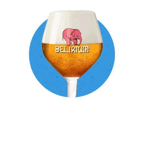 Belgian Beer Party Sticker by Delirium for iOS & Android GIPHY
