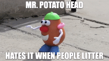 Mr Potato Head Litter GIF by City of Greenville, NC